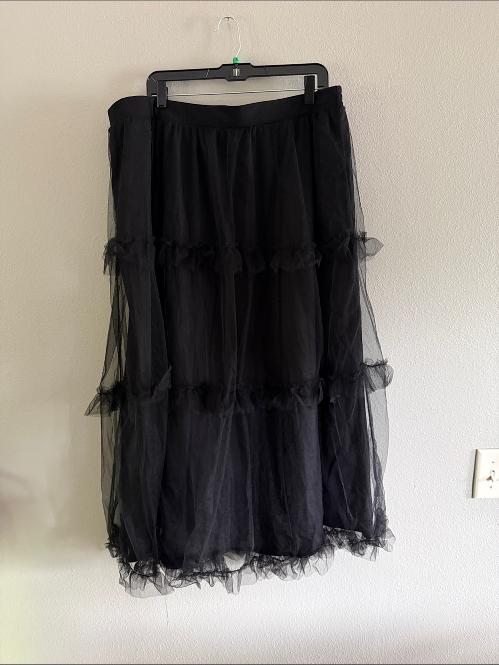 torrid Black Tiered Tulle Maxi Skirt